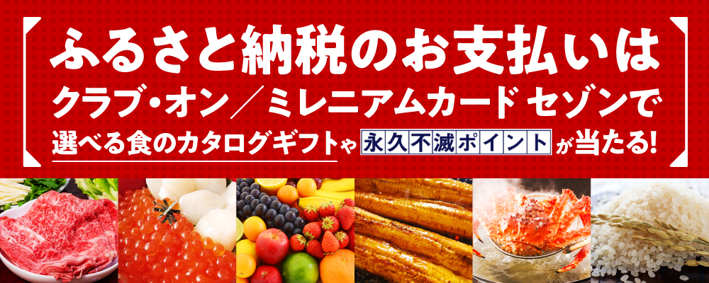 ふるさと納税のお支払いで、選べる食のカタログギフトなどが当たる
