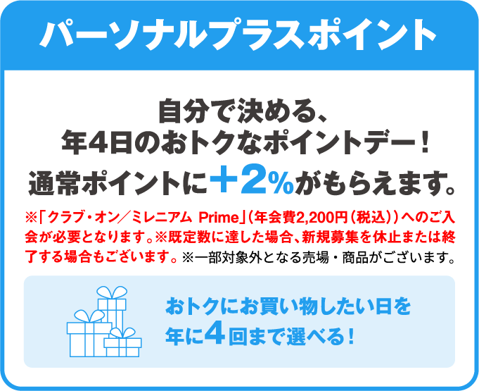 パーソナルプラスポイント
